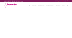Desktop Screenshot of femmeplast.com